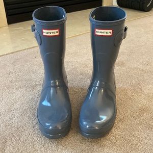 Hunter women’s original short gloss rain boots